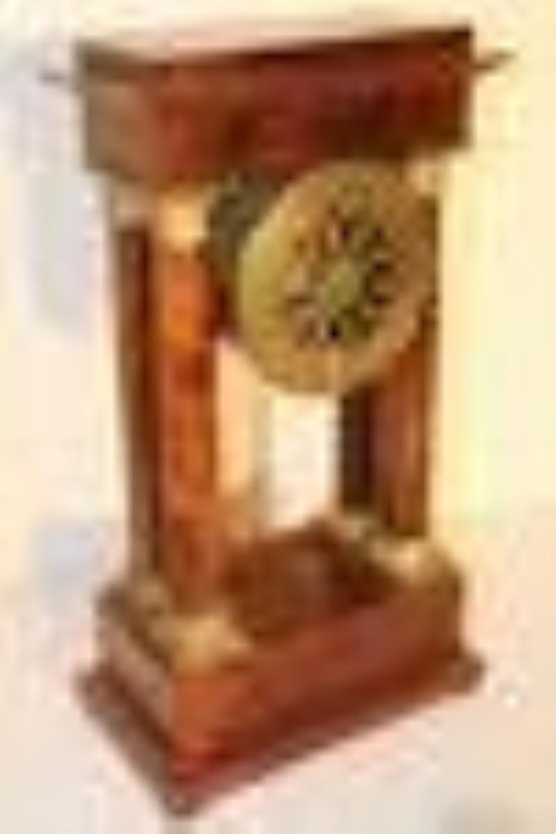 19th C. French Column Clock