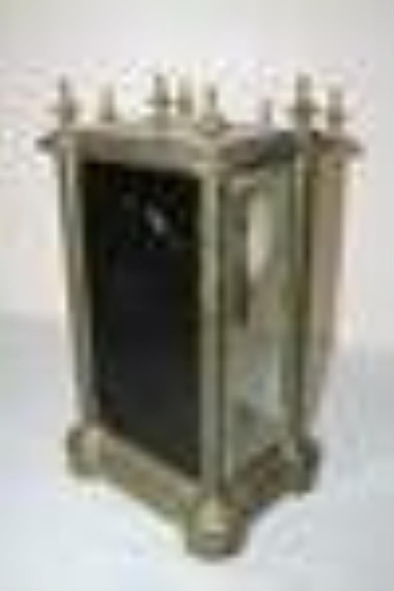 Wonderful Large Ansonia "Symbol" Crystal Regulator Clock