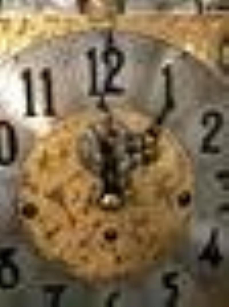 Herschede Brass Mounted Figured Walnut Tall Clock