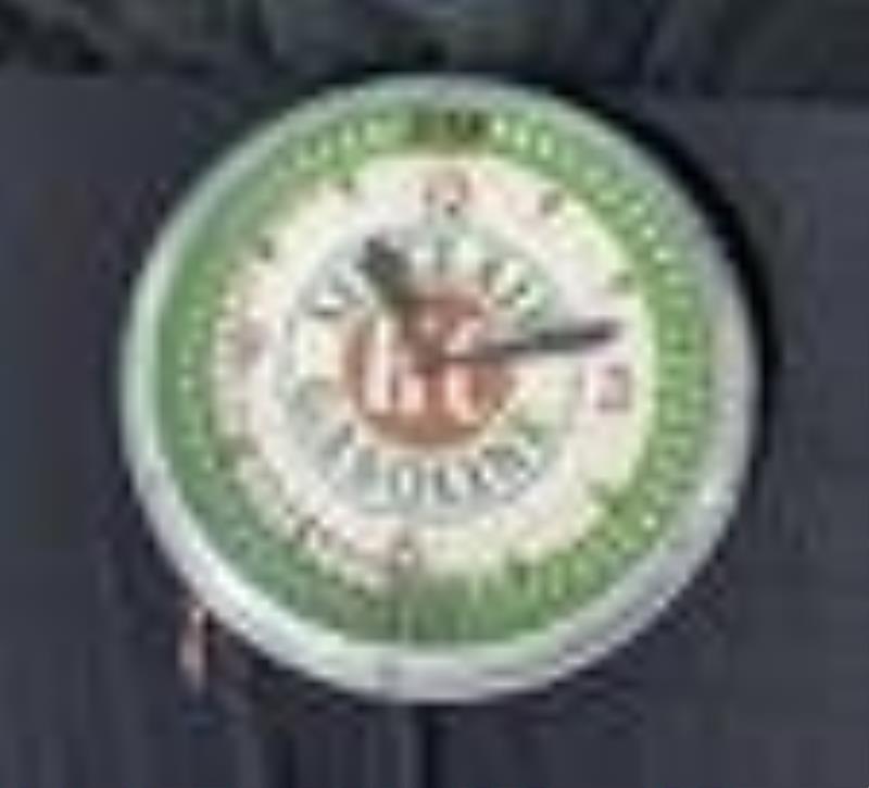 Sinclair H-C Gasoline Neon Spinner Clock