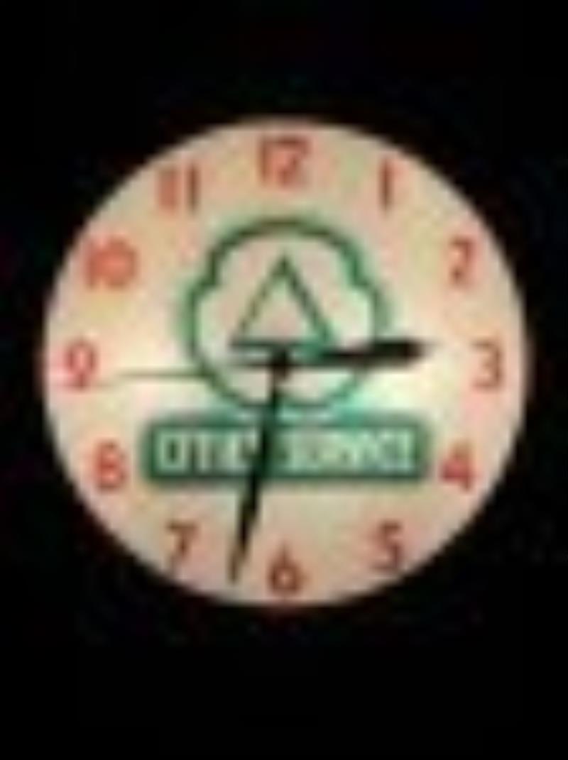 Cities Service 15" Lighted PAM Advertising Clock