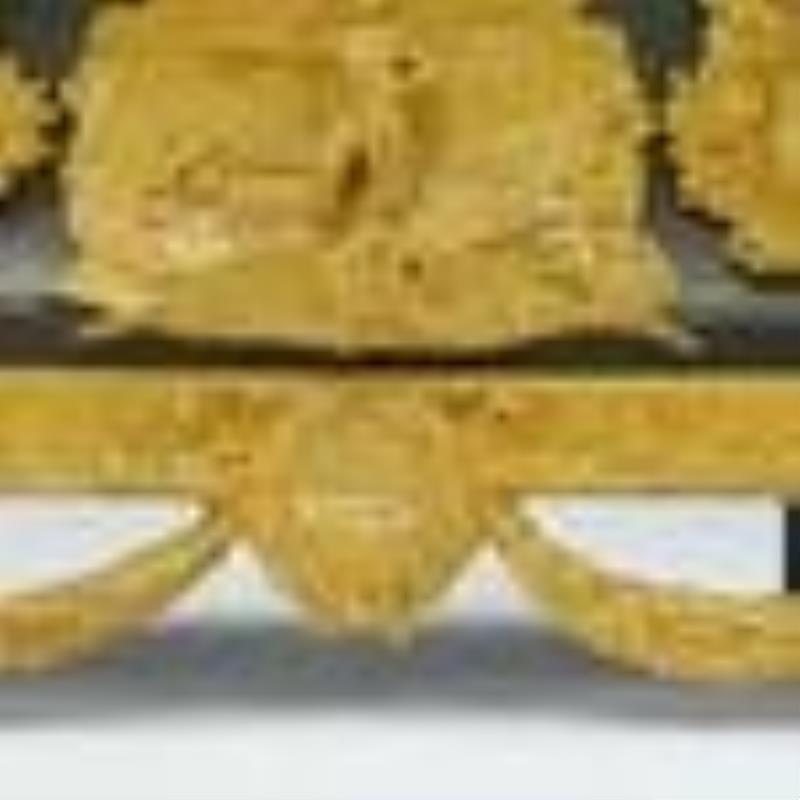 French Empire Napoleon Bronze Clock