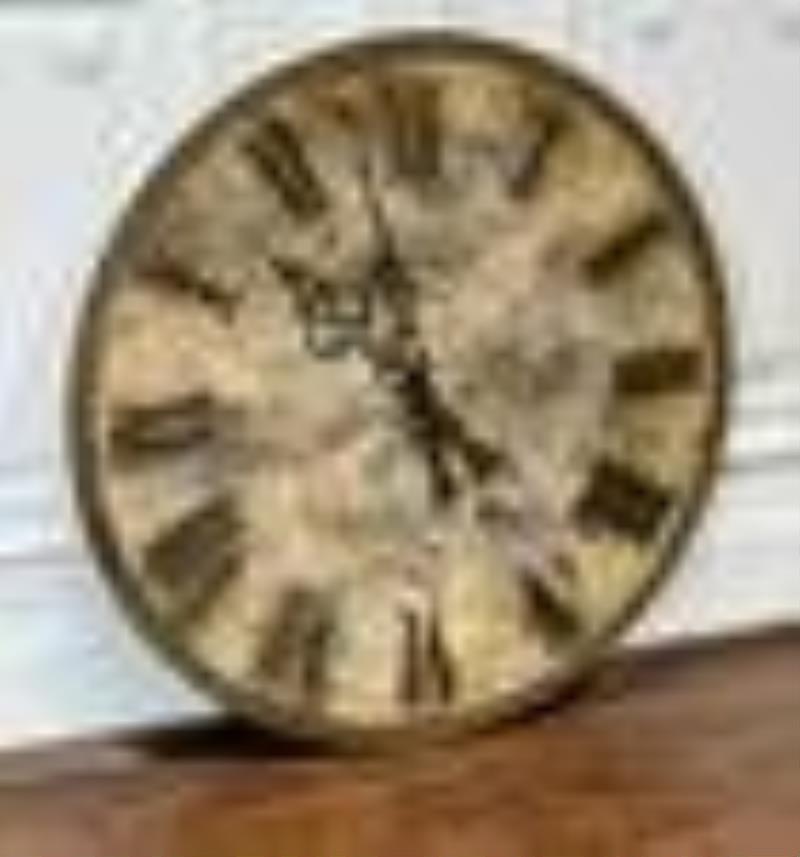 Large Bronze Clock Face