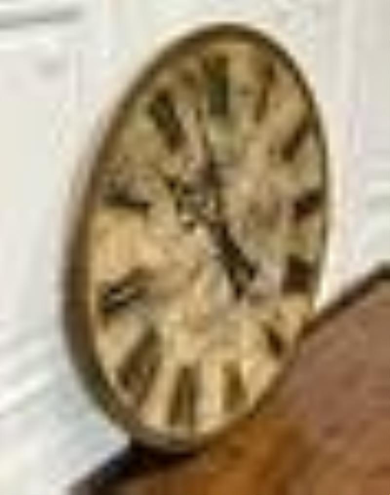 Large Bronze Clock Face