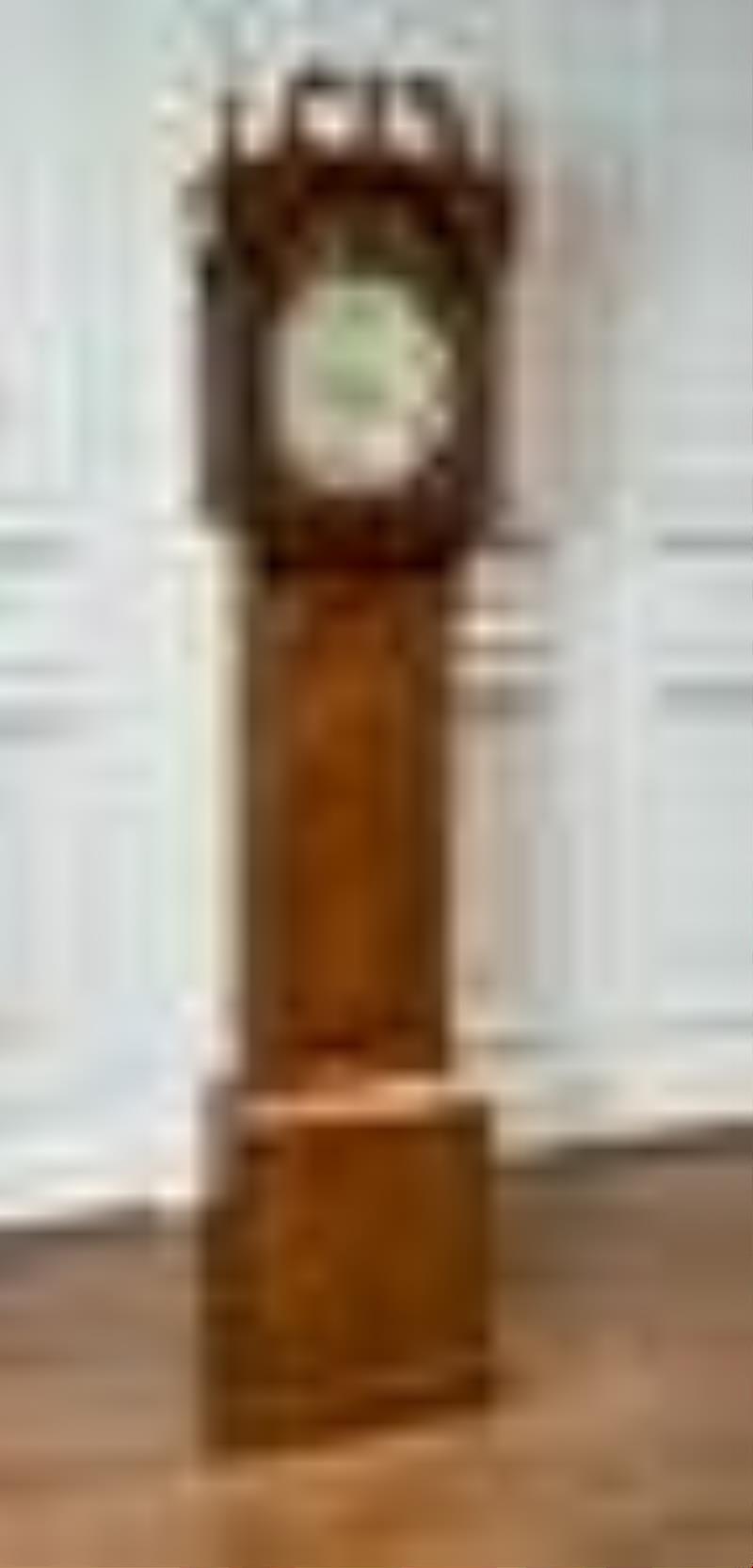 George III Oak And Mahogany Tall Clock