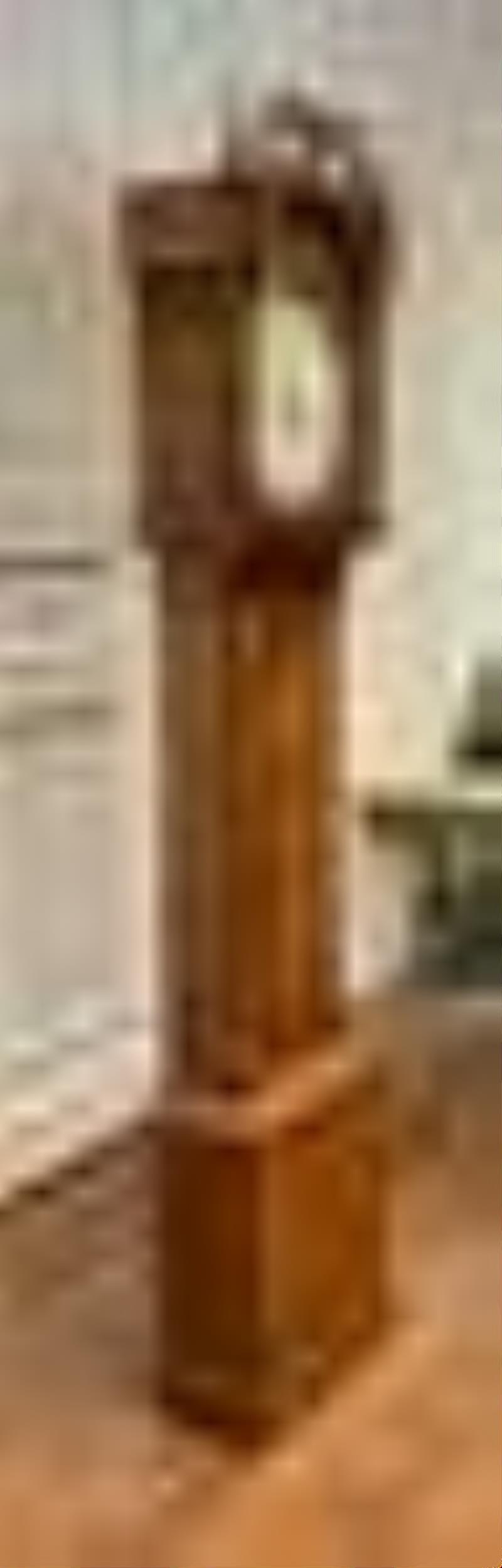 George III Oak And Mahogany Tall Clock