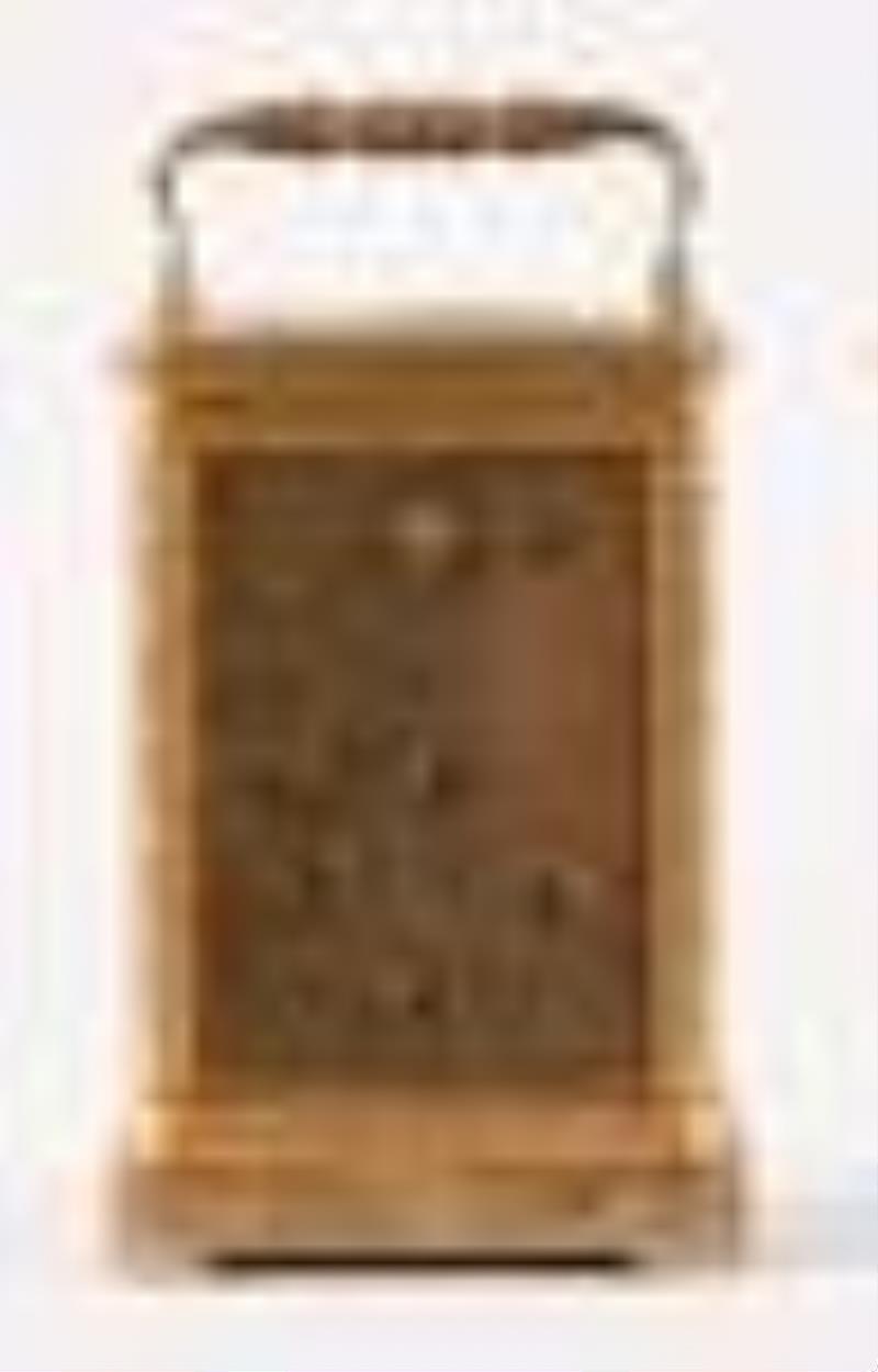 A good mid 19th century grand sonnerie carriage clock with duplex escapement signed Bourdin