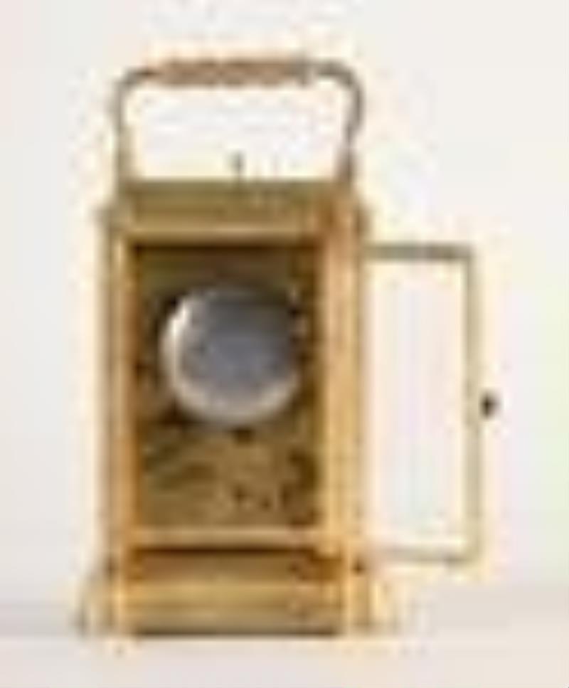 A good 19th century grand sonnerie carriage clock by Auguste Pointaux