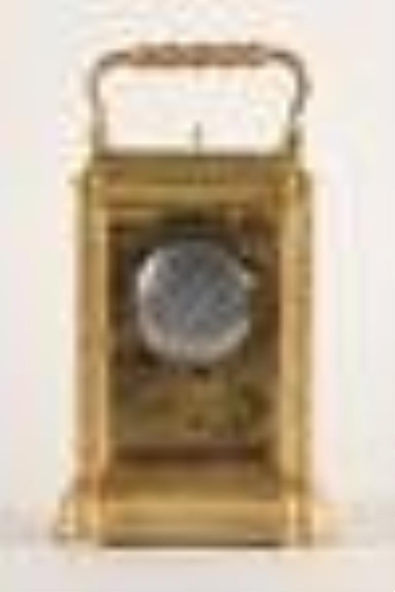 A good 19th century grand sonnerie carriage clock by Auguste Pointaux