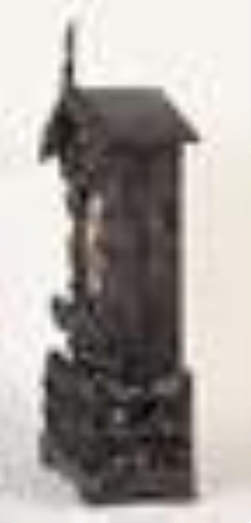 Black forest carved spring driven cuckoo clock