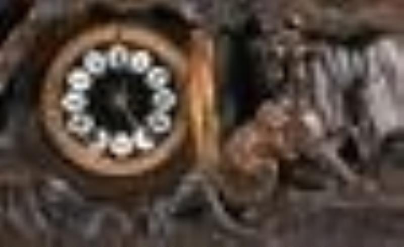 Black Forest three piece hand carved mantel clock garniture with stag