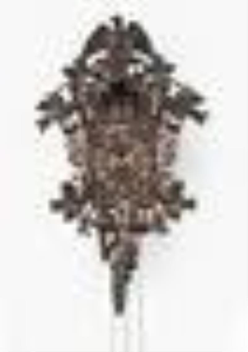 Black Forest hand carved musical cuckoo clock