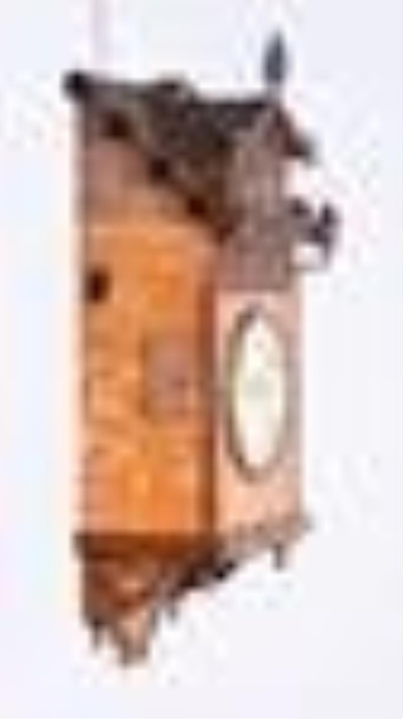 Ketterer Harrenhausle double fusee cuckoo wall clock