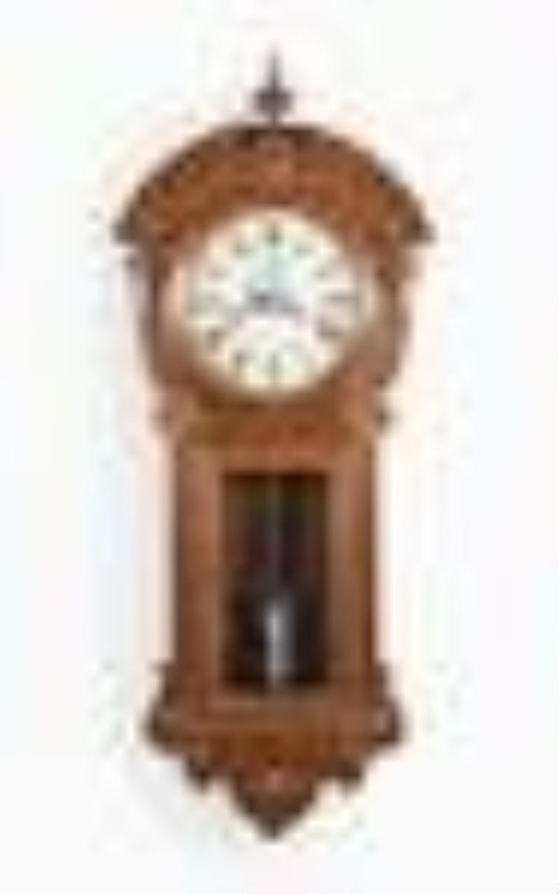 United States Clock Co. rare hanging jeweler's regulator