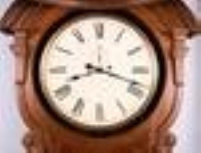 United States Clock Co. rare hanging jeweler's regulator