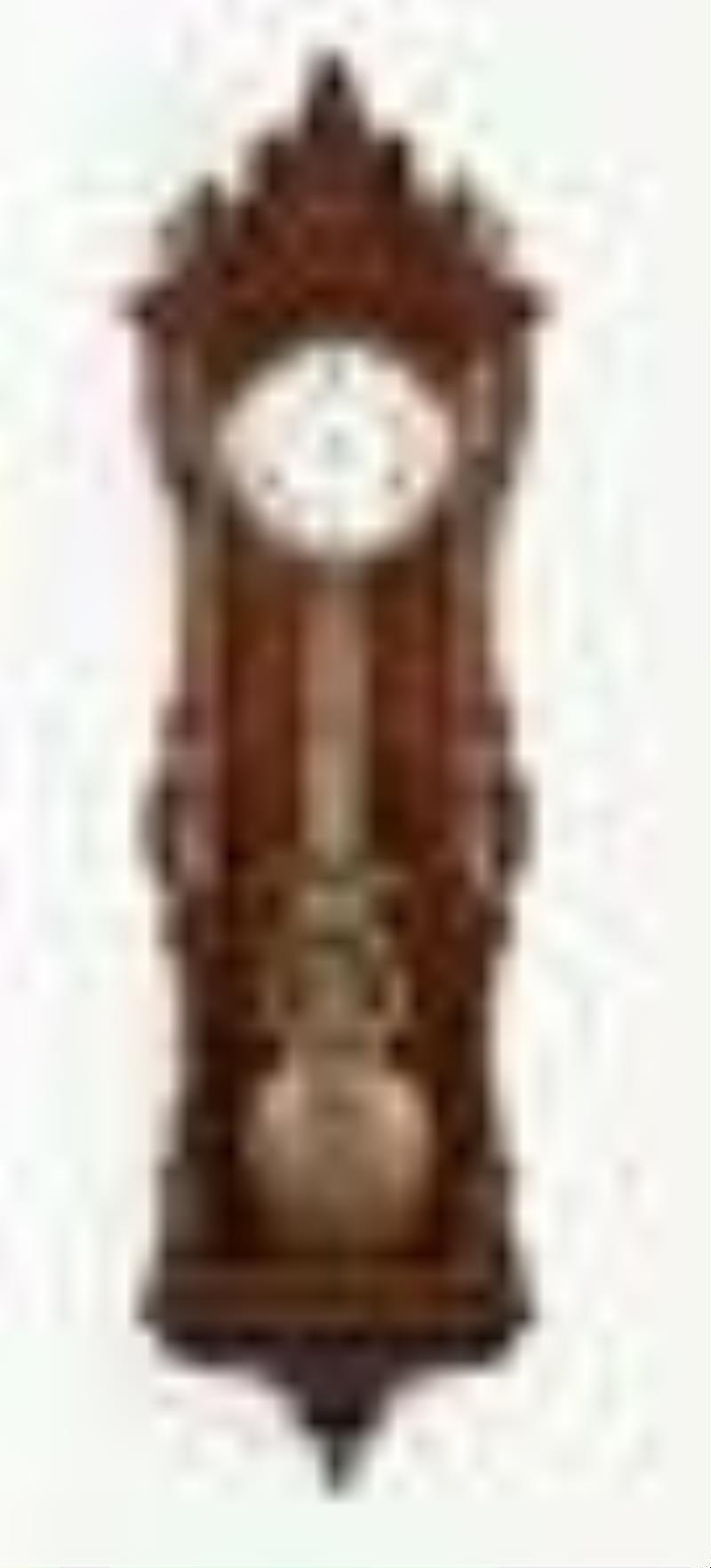 Ansonia Clock Co. Regulator No. 14 hanging jeweler's regulator clock