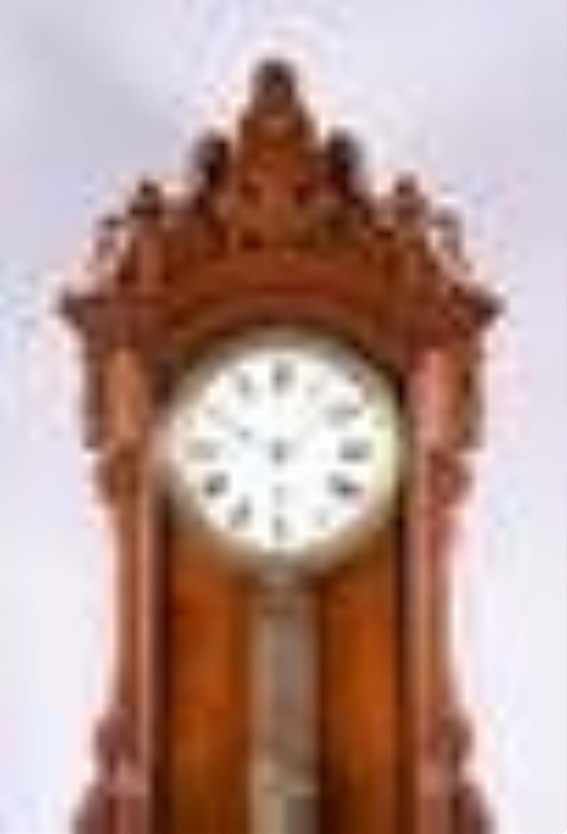 Ansonia Clock Co. Regulator No. 14 hanging jeweler's regulator clock