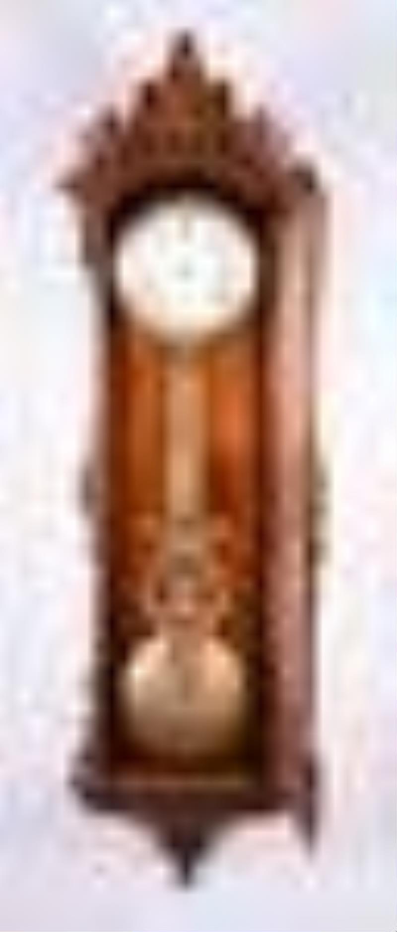 Ansonia Clock Co. Regulator No. 14 hanging jeweler's regulator clock