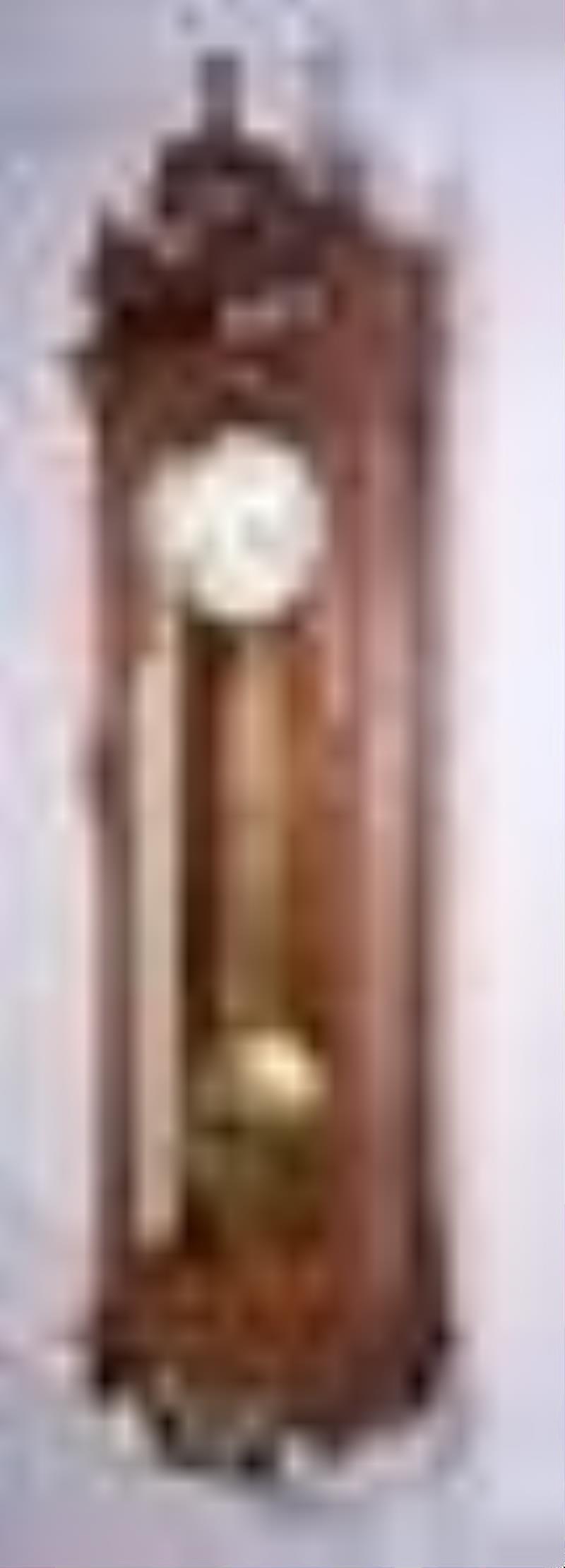 Ansonia Clock Co. Regulator No. 18 hanging jeweler's regulator