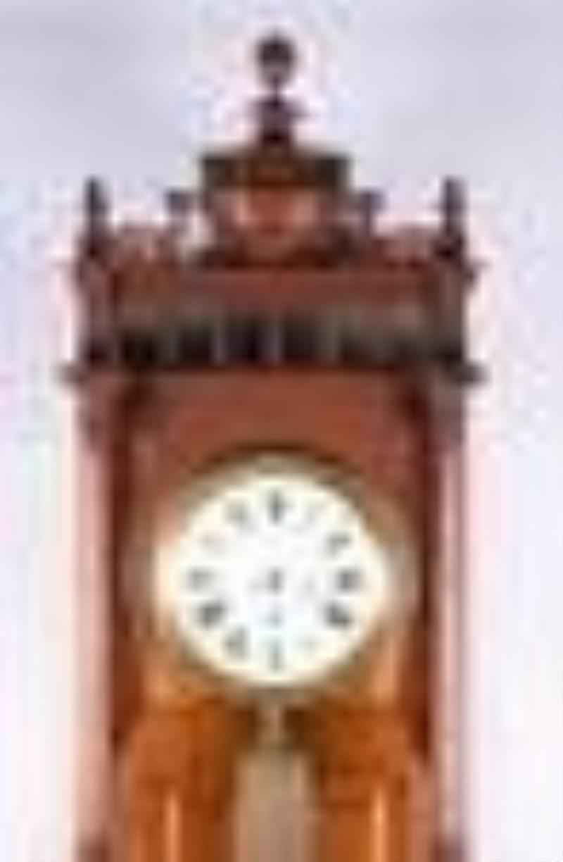 Ansonia Clock Co. Regulator No. 18 hanging jeweler's regulator