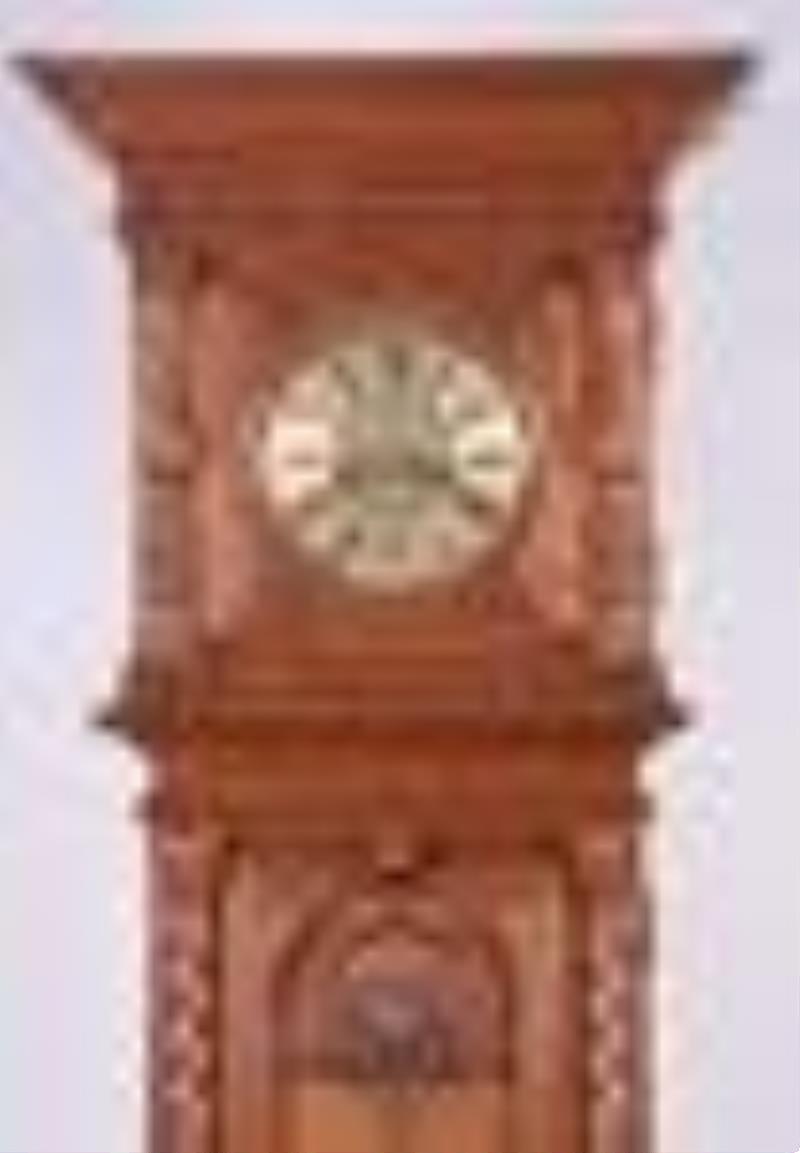 A month going grand sonnerie standing Vienna regulator clock