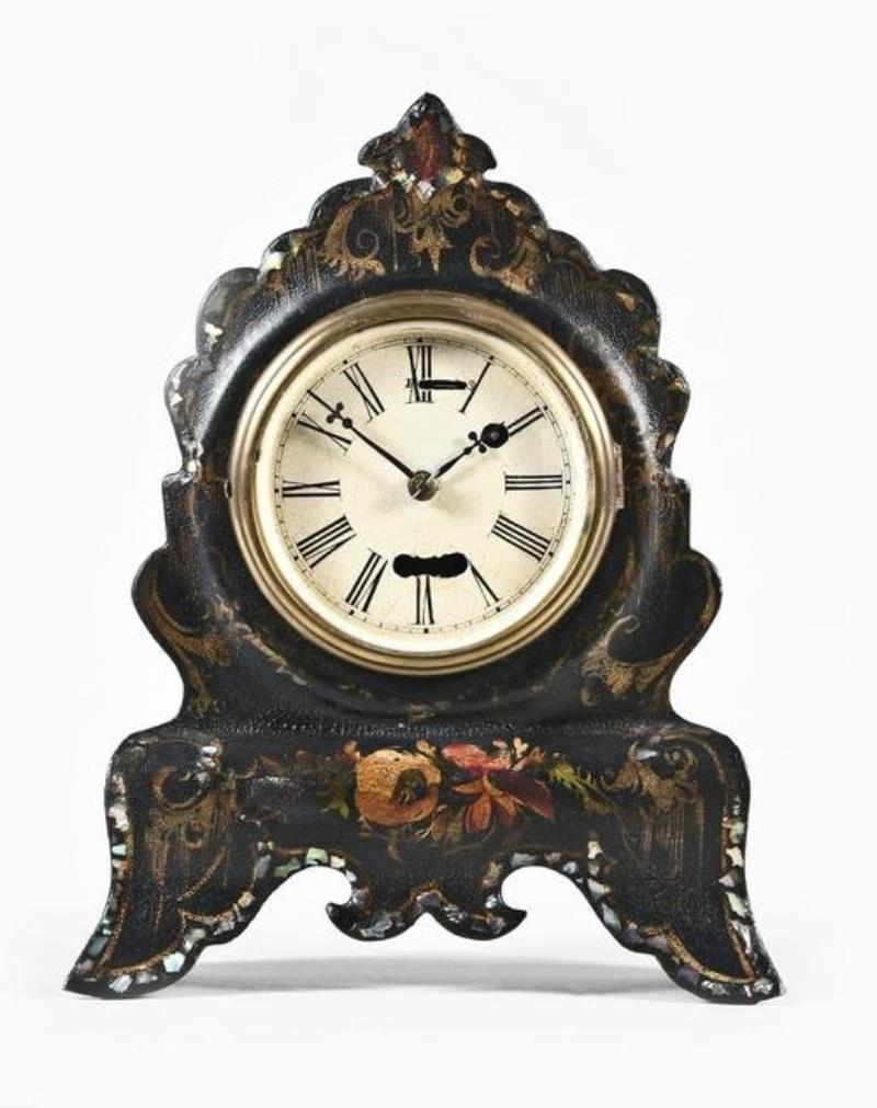Terryville Manufacturing Co. Iron Front shelf clock
