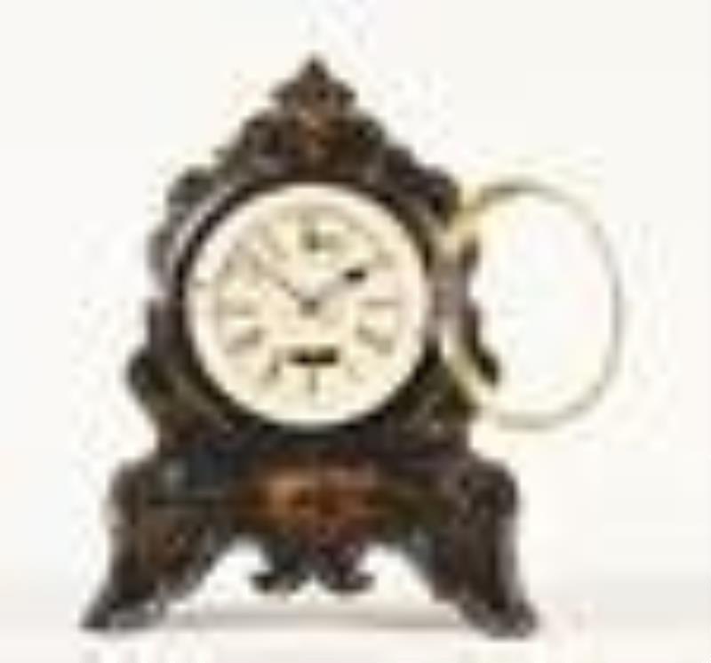 Terryville Manufacturing Co. Iron Front shelf clock