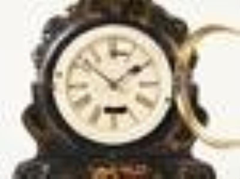 Terryville Manufacturing Co. Iron Front shelf clock