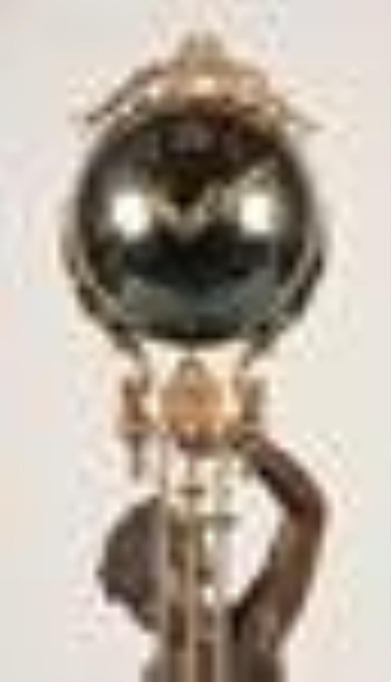 Ansonia Clock Co. Huntress Ball Swing mantel clock