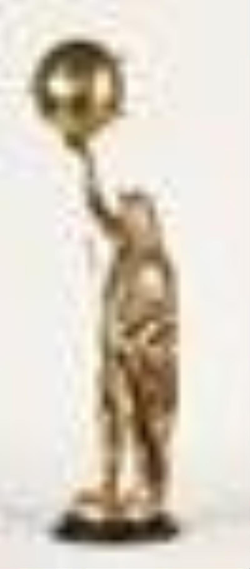 Howard & Company Egyptian pharaoh figural shelf clock with French movement