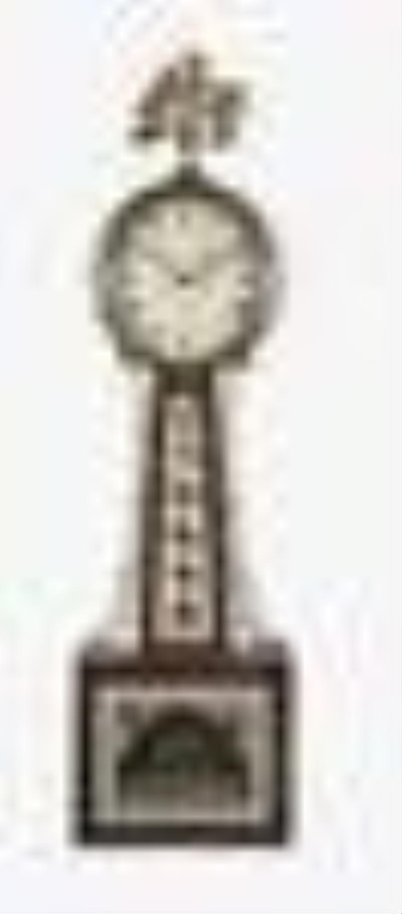Simon Willard patent timepiece or banjo clock