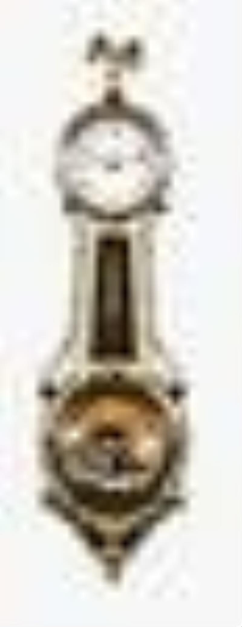 Beacham miniature girandole hanging clock