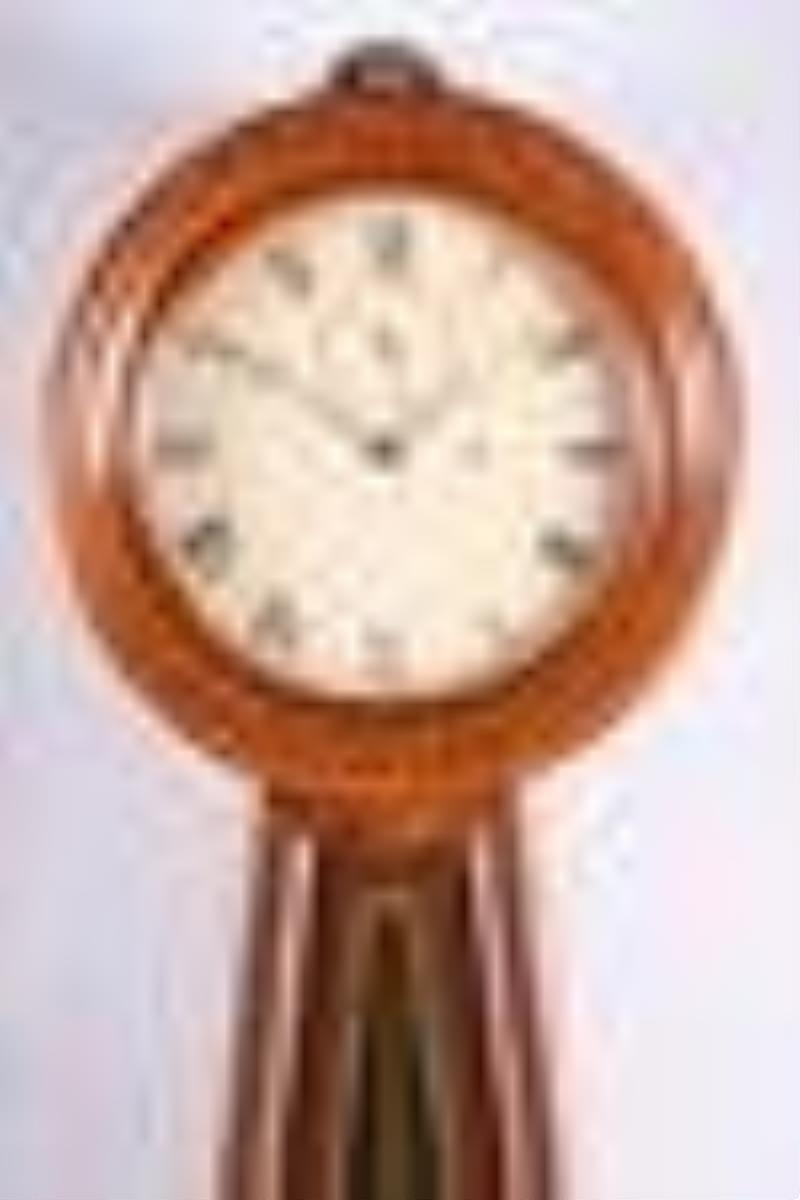 Willard School No. 1 size hanging banjo clock