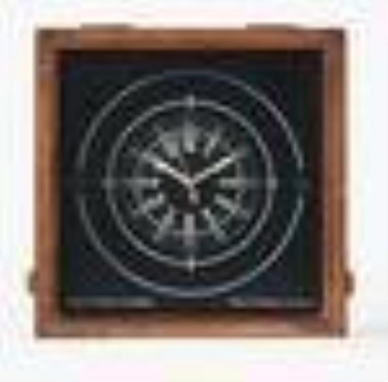 A Kelvin Hughes quartz chronometer desk clock by Patek Philippe