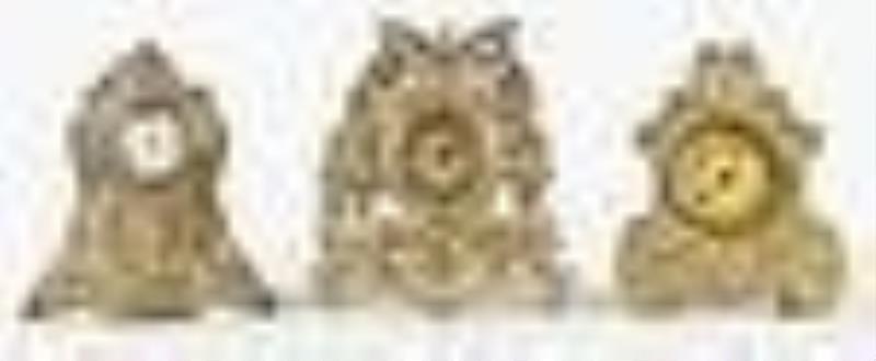 Three patriotic novelty clocks