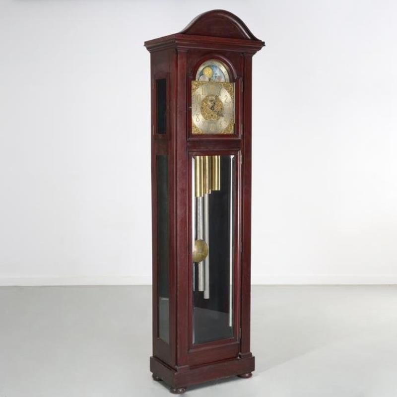 Tiffany & Co. mahogany tall case clock