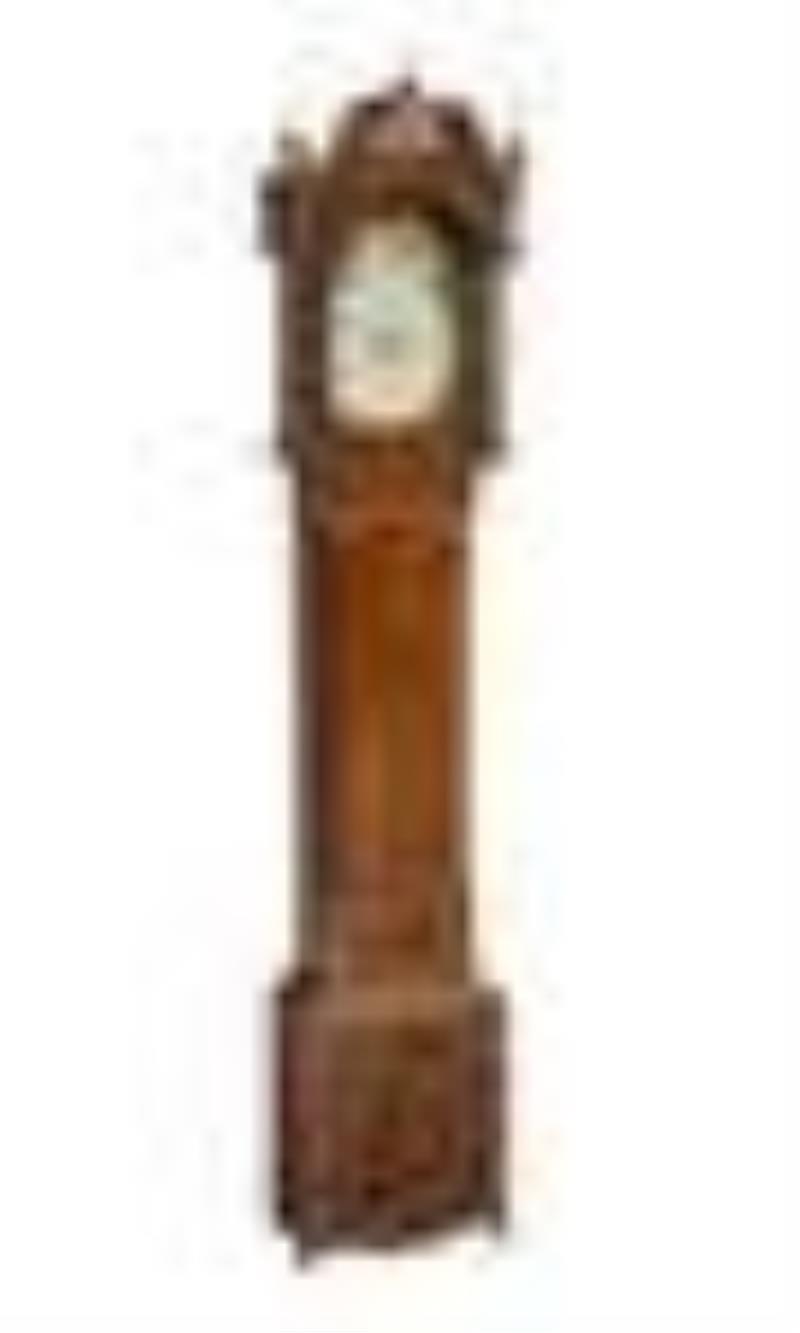 Federal Inlaid Mahogany Tall Case Clock