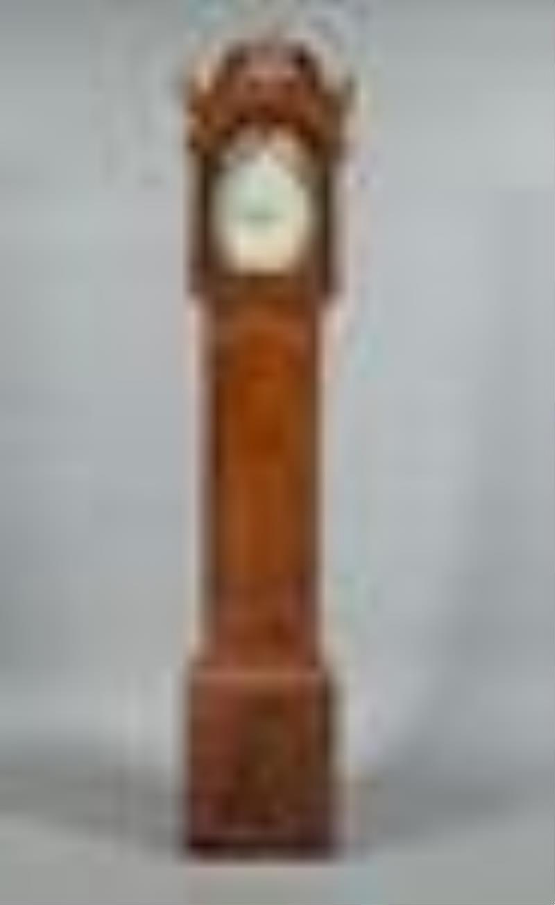 Federal Inlaid Mahogany Tall Case Clock