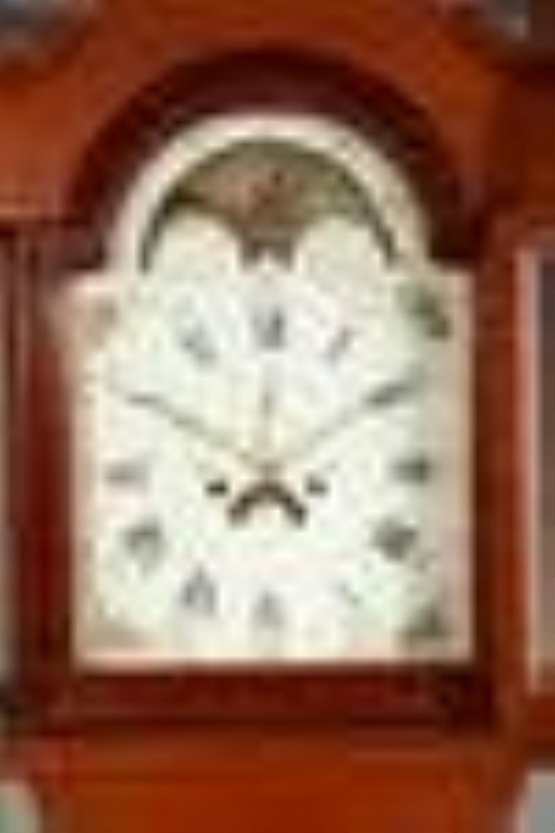 Federal Cherry Tall Case Clock