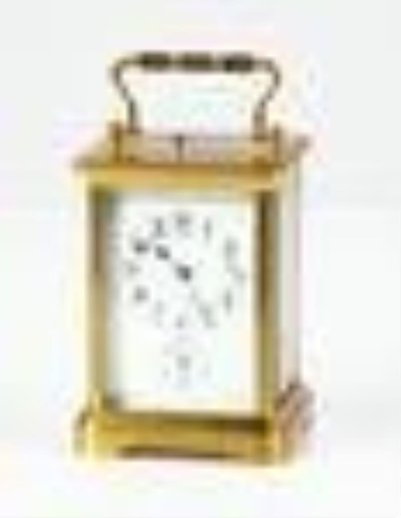 French Striking Carriage Clock With Repeater