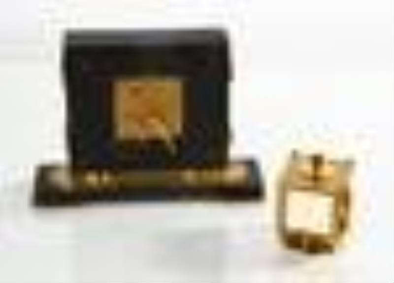 Abercrombie & Fitch, Weather Station Desk Clock & Leather Desk Clock, retailed by BRAND-CHATILLON