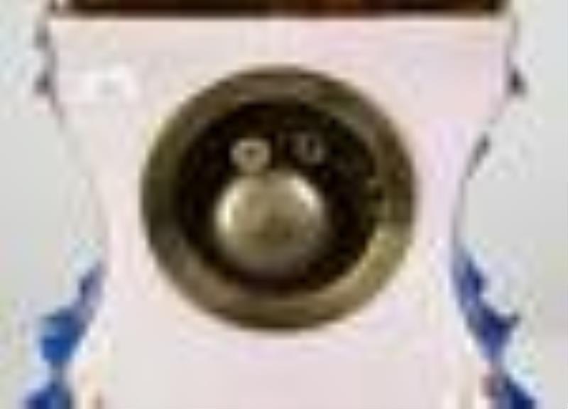 French Porcelain Shelf Clock