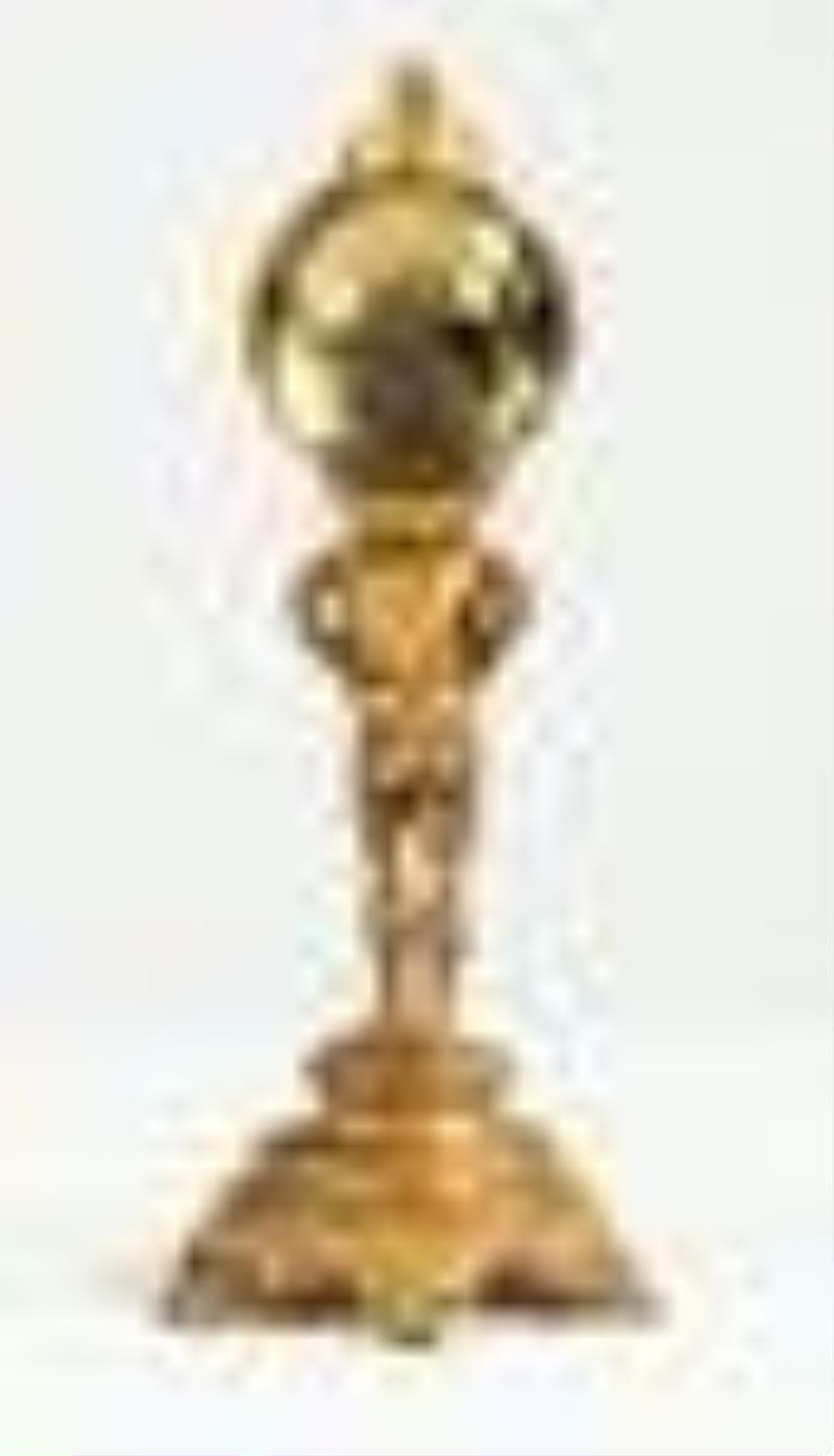 New Haven 'Atlas' Figural Ball Clock