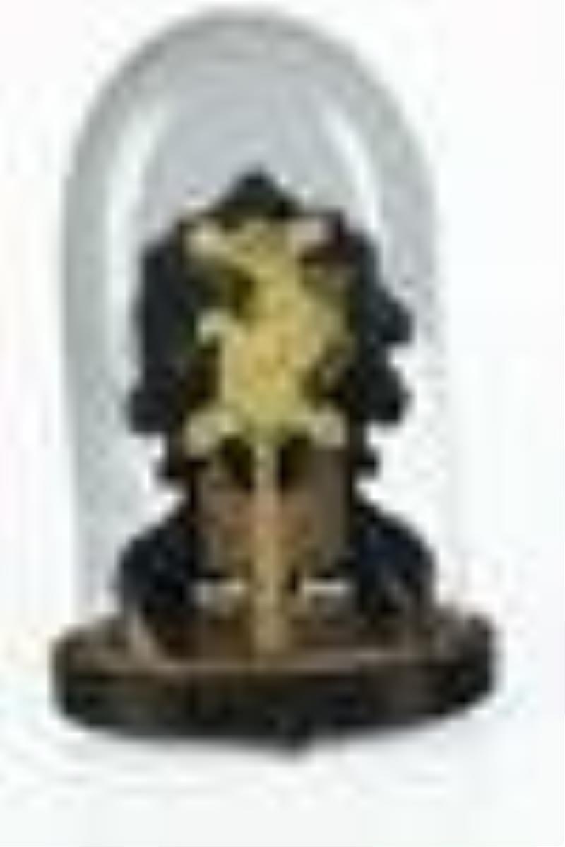 C. Jerome Paper Mache Mantle Clock