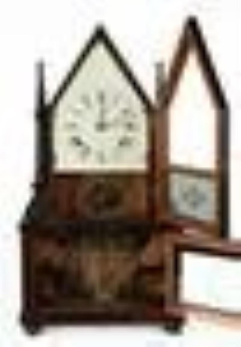 Birge & Fuller Single Candlestick Steeple-on-Steeple Clock