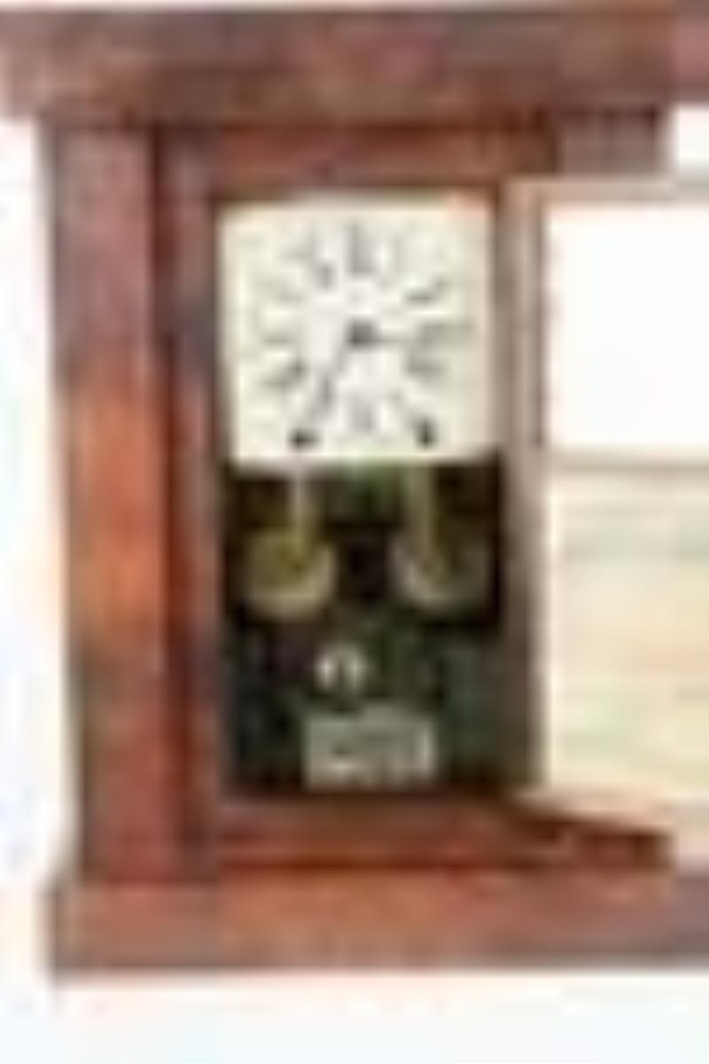 Chauncey Jerome, New Haven, Flat Empire Column Clock
