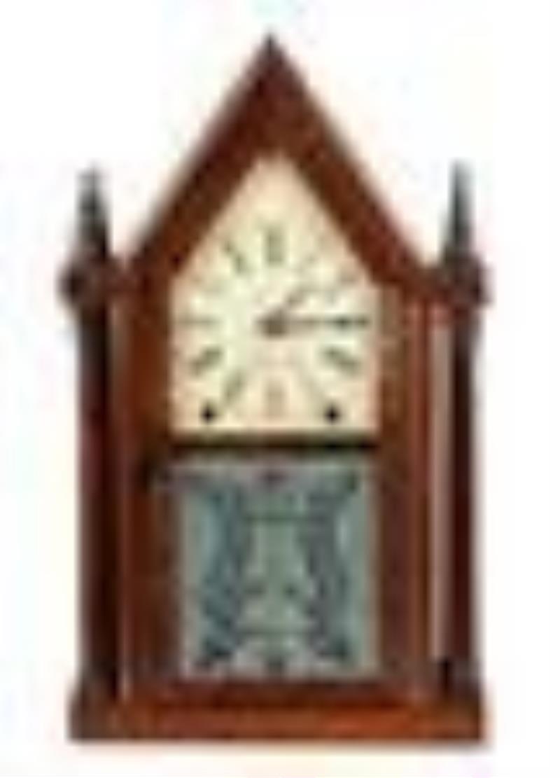 Brewster & Ingrahams Four Column Steeple Clock