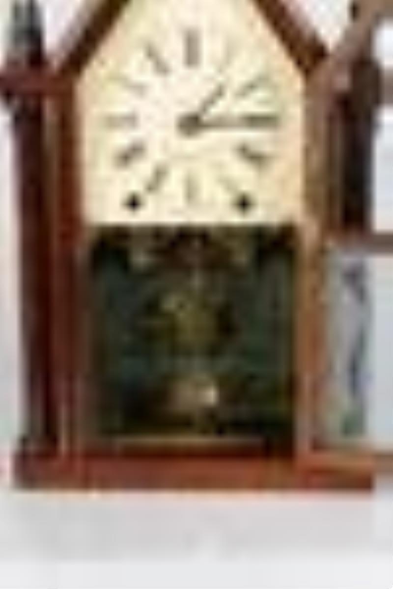 Brewster & Ingrahams Four Column Steeple Clock