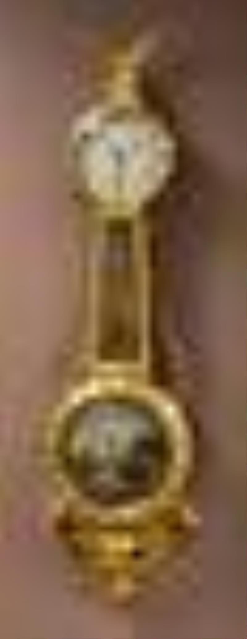 Girandole Banjo Clock by Foster S. Campos, Pembroke, MA