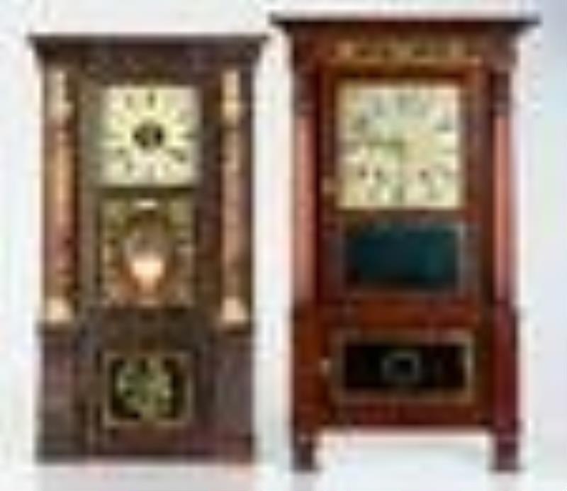 Seth Thomas Shelf Clock and Orton, Preston & Company Shelf Clock